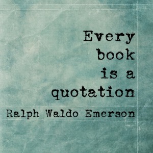 Emerson Book Quotation Quote
