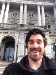 Library of Congress Entrance Selfie