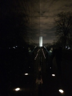 Vietnam Memorial at Night
