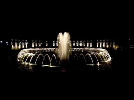 World War II Memorial Plaza Fountain
